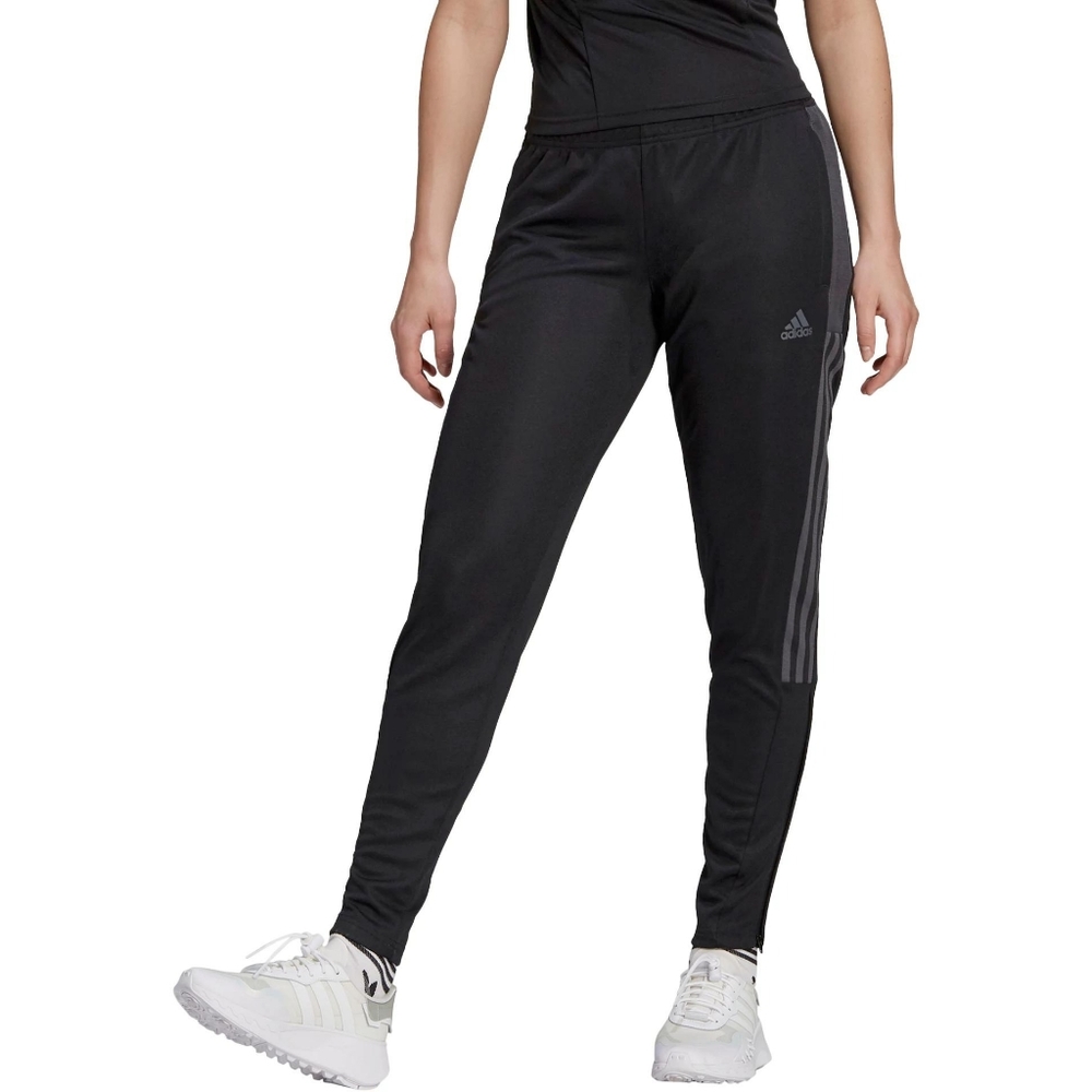 Adidas Womens Tiro 21 Track Pants Black Dark Green, Train Aeroready Prim…